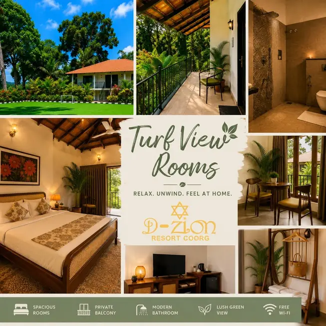 Turf View Cottages at D-Zion Resort Coorg
